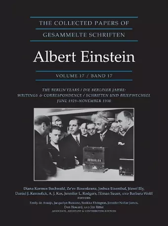 The Collected Papers of Albert Einstein, Volume 17 (Documentary Edition) cover