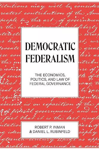 Democratic Federalism cover