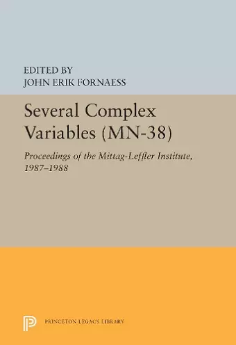 Several Complex Variables cover