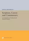Scripture, Canon and Commentary cover