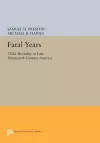 Fatal Years cover