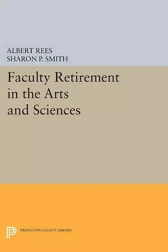 Faculty Retirement in the Arts and Sciences cover