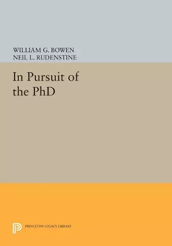 In Pursuit of the PhD cover