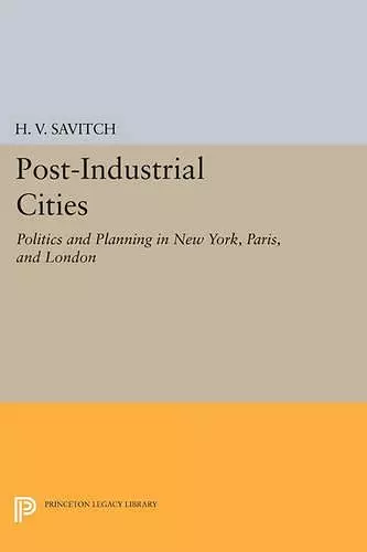 Post-Industrial Cities cover