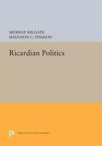 Ricardian Politics cover
