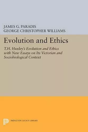 Evolution and Ethics cover