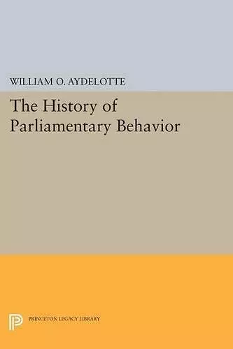 The History of Parliamentary Behavior cover