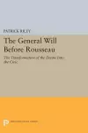 The General Will before Rousseau cover