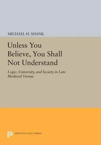 Unless You Believe, You Shall Not Understand cover