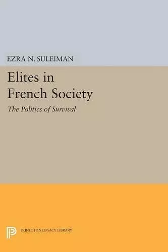 Elites in French Society cover