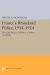 France's Rhineland Policy, 1914-1924 cover