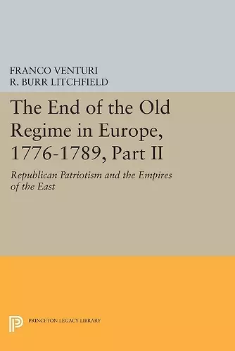 The End of the Old Regime in Europe, 1776-1789, Part II cover
