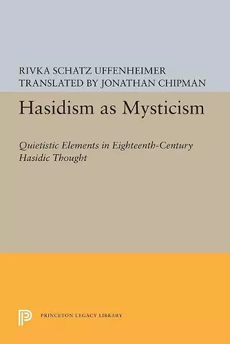 Hasidism as Mysticism cover