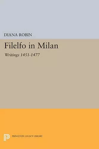 Filelfo in Milan cover