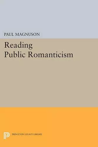 Reading Public Romanticism cover