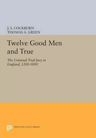 Twelve Good Men and True cover