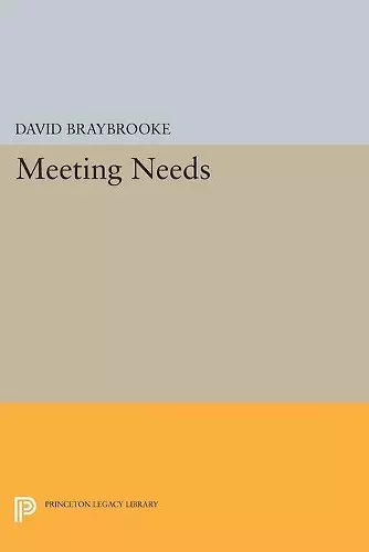 Meeting Needs cover