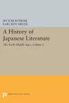 A History of Japanese Literature, Volume 2 cover