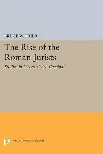 The Rise of the Roman Jurists cover