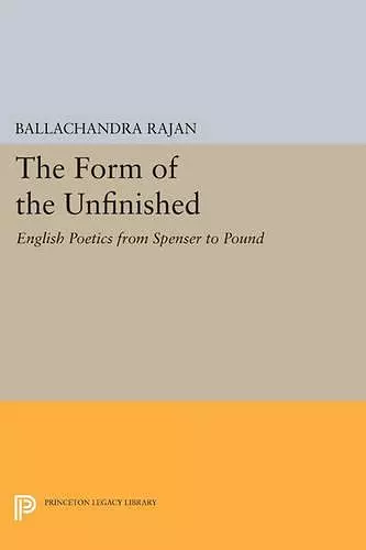 The Form of the Unfinished cover