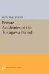 Private Academies of the Tokugawa Period cover