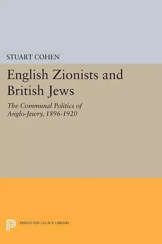 English Zionists and British Jews cover