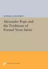 Alexander Pope and the Traditions of Formal Verse Satire cover