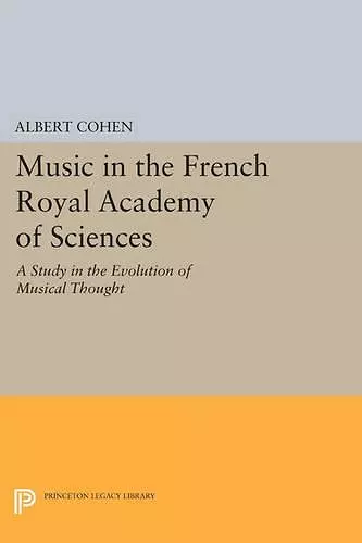 Music in the French Royal Academy of Sciences cover