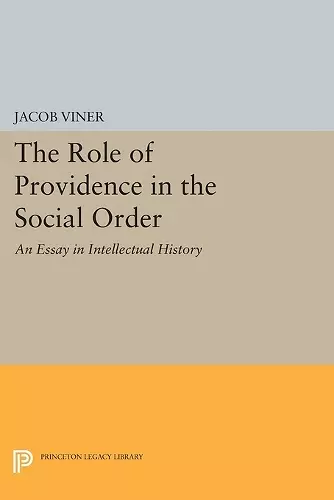 The Role of Providence in the Social Order cover