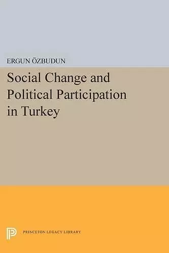 Social Change and Political Participation in Turkey cover