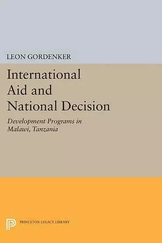 International Aid and National Decision cover