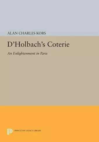 D'Holbach's Coterie cover