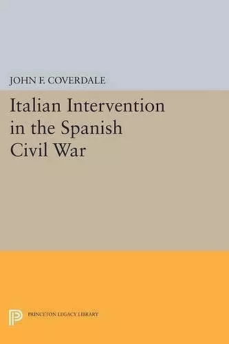 Italian Intervention in the Spanish Civil War cover