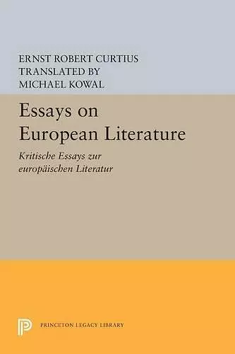 Essays on European Literature cover