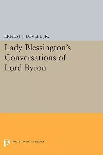 Lady Blessington's Conversations of Lord Byron cover