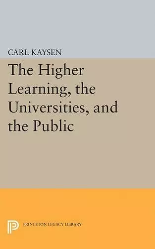 The Higher Learning, the Universities, and the Public cover