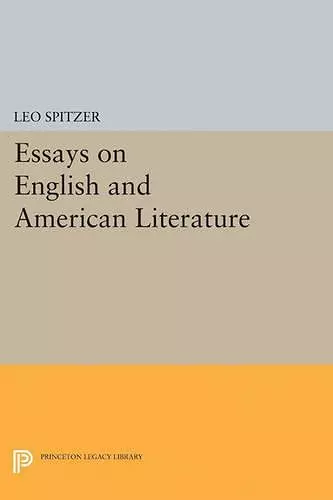 Essays on English and American Literature cover