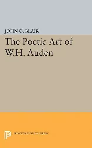 Poetic Art of W.H. Auden cover