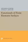 Functionals of Finite Riemann Surfaces cover