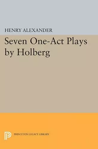 Seven One-Act Plays by Holberg cover