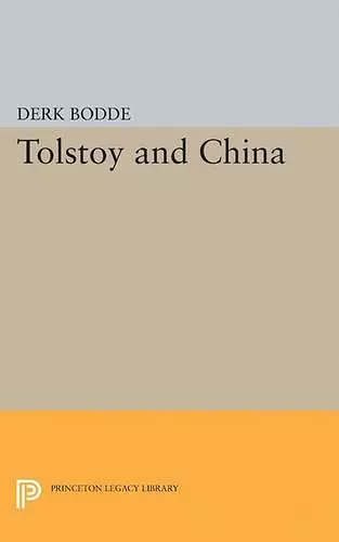 Tolstoy and China cover