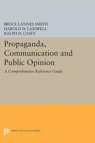 Propaganda, Communication and Public Opinion cover