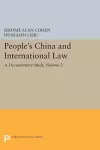 People's China and International Law, Volume 2 cover