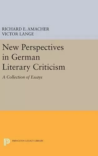 New Perspectives in German Literary Criticism cover