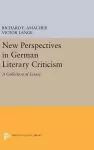 New Perspectives in German Literary Criticism cover