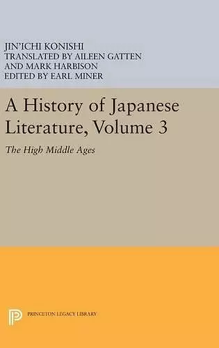 A History of Japanese Literature, Volume 3 cover