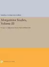 Morgantina Studies, Volume III cover