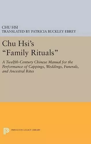 Chu Hsi's Family Rituals cover