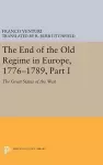 The End of the Old Regime in Europe, 1776-1789, Part I cover