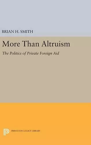 More Than Altruism cover